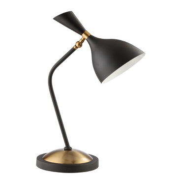 Albert 21.5" Iron Retro Mid Century LED Table Lamp - JONATHAN Y
